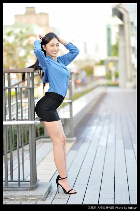 [Mzsock] NO.091 Zhang Yachun, Daan Forest, high heels and beautiful legs, outdoor shot street photography#[54P]-46